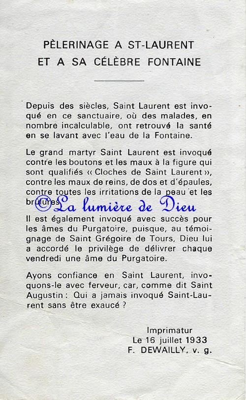 Anstaing, fontaine Saint-Laurent