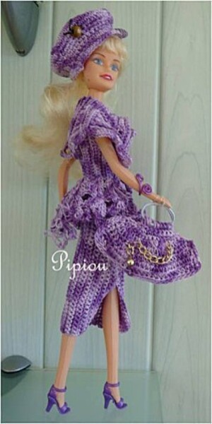 Barbie  en robe crochet : La naissance du modèle "Parisse"