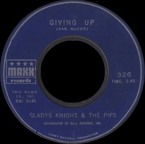 Gladys Knight & The Pips : Album " Feelin' Bluesy " Soul Records SS 707 [ US ]
