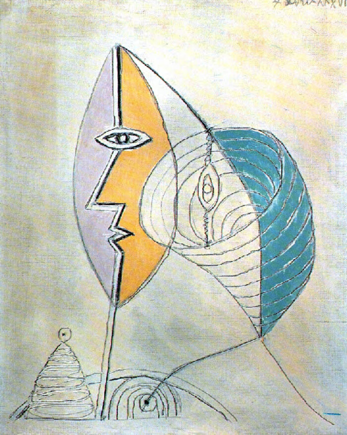 * Picasso surréaliste ( 15 ) / la jeune fille