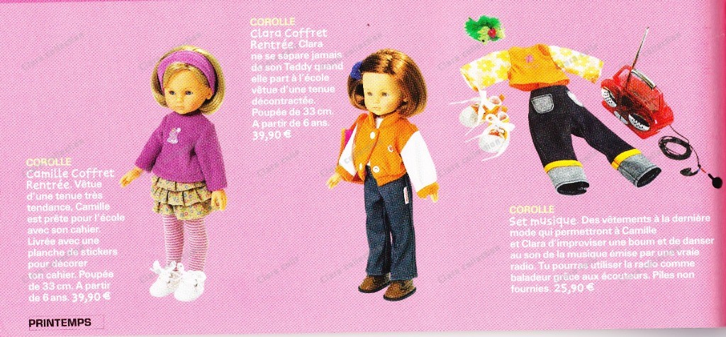 Catalogue du Printemps 2003 - Clara et les Chéries de Corolle