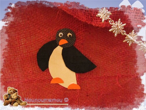 Pingouins, suite décor hiver