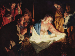 Nativité par Gerard van Honthorst (vers 1622). © The York Project