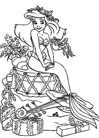 christmas-disney-princess-coloring-pages