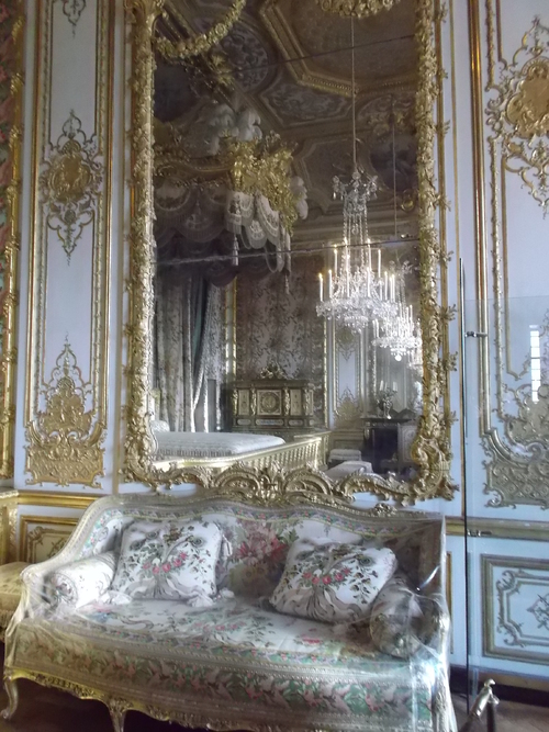 les chambres de ces dames au château de Versailles