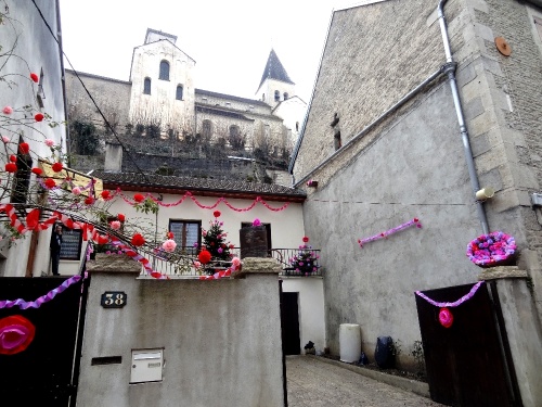 Les rues de Châtillon sur Seine décorées magnifiquement pour la Saint Vincent Tournante des Crémants de Bourgogne 2013......