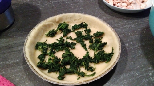 Quiche saumon épinards