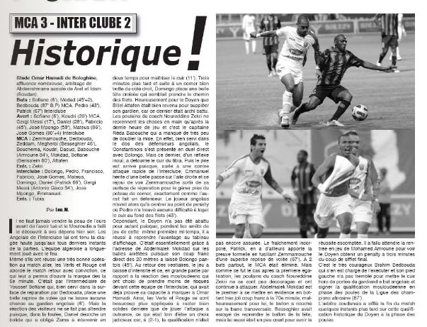 Samedi 7.5.2011 MCA-Grupo Sportivo Interclube 3-2 Au Forceps