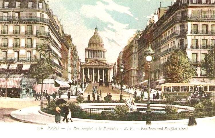 Paris. La Rue Soufflot et le Panthéon. Collection A. P.