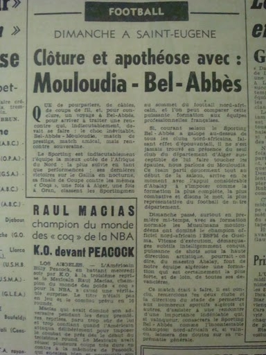 12.6.1955 Amical MCA-ESFM Guelma 4-1