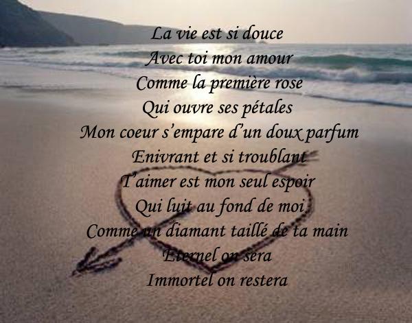 Merci de venir sur ma page pour lire ces beaux poÃ¨mes d'amour...