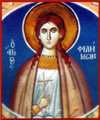 Saint Philémon, Avec ses compagnons, chrétiens de Thèbes en Egypte (4ème s.)