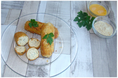 ROULADE DE POULET PANÉ