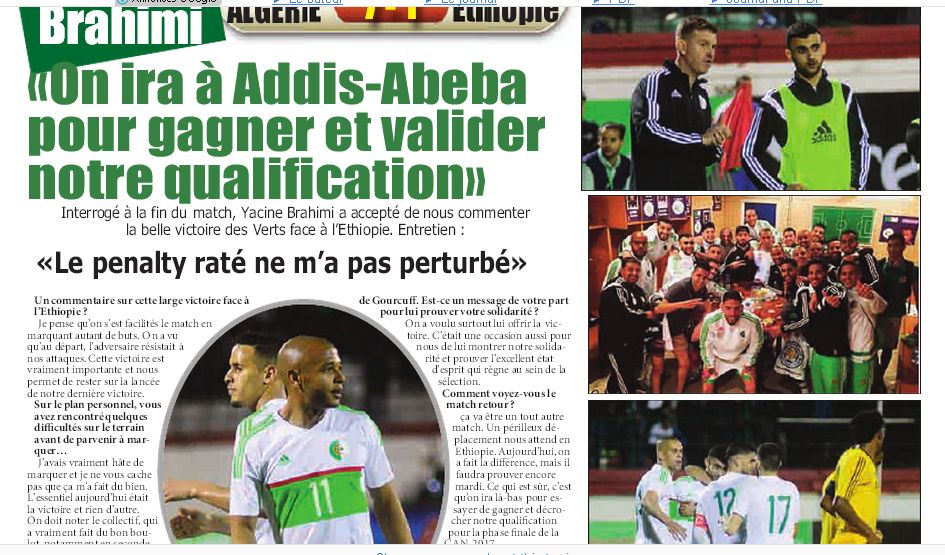 Vendredi 25.3.2016 EN.Ethiopie 7-1 Q CAN