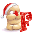 alphabet ourson de Noël