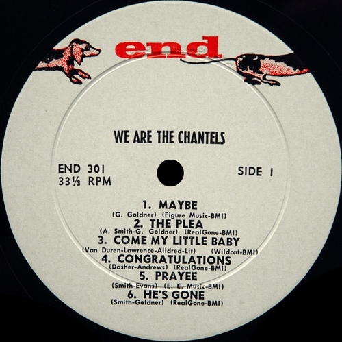 The Chantels ; Album " We Are The Chantels " End Records END-301 [ US ]
