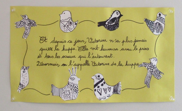 Les écoliers de Laignes ont réalisé une superbe bande dessinée sur Victorine de la Huppe, exposée au Musée du pays Châtillonnais-Trésor de Vix