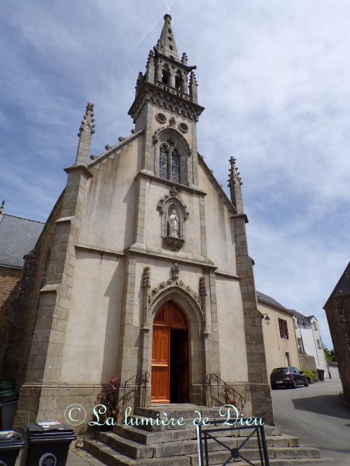 Auray, la chapelle Notre-Dame de Lourdes