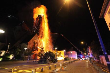 Incendie de l’église Sainte-Thérèse à Rennes
