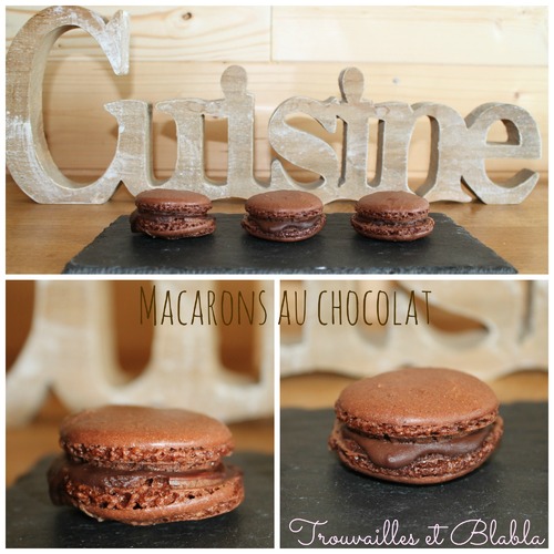 Macarons au chocolat Alsa