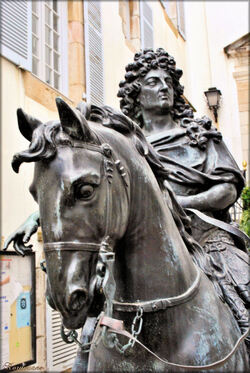 Photo de la statue de Louis IV à Saint-Jean-de-Luz