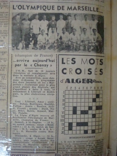 Samedi 12 juin 1948 MCA-Olympique Marseille