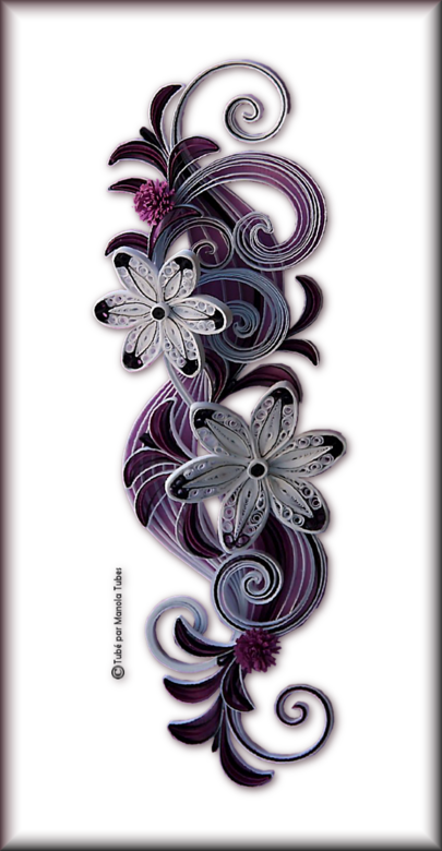 Tubes Quilling Arts floral 2986