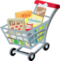 Fichier:Shopping cart with food clip art 2.svg — Wikipédia