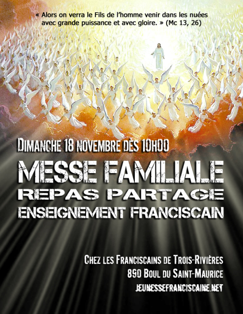 Affiche Messe Familiale à TR novembre 2018