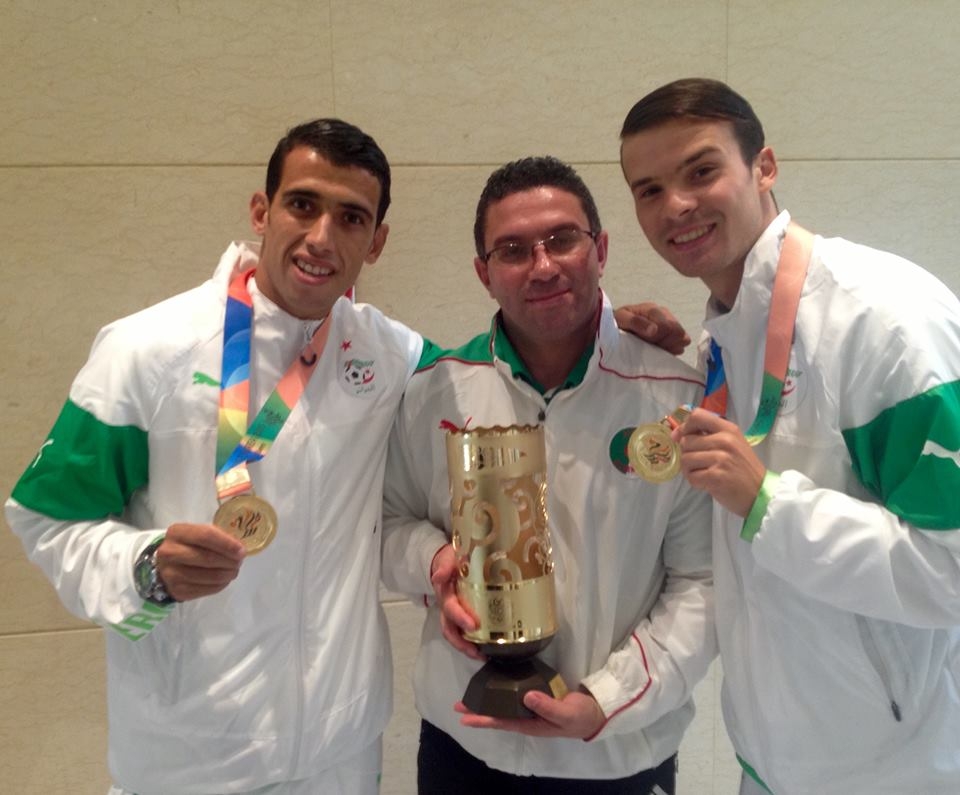 EN Militaire trophée mondiale et médaille d\'or des 6ème jeux mondiaux corée 2015