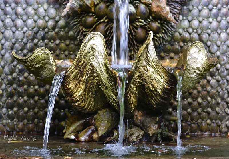 Domaine de Sceaux : Fontaines en coquillages