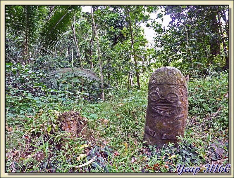 Tiki de O'Utukua, dit le "Tiki qui sourit" - Punaei - Hiva Oa - Iles Marquises - Polynésie française