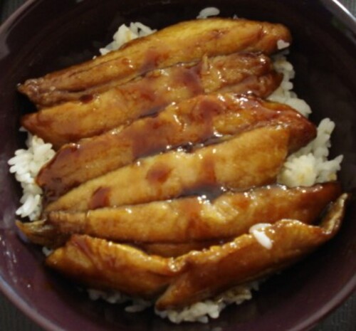 SABA NO KABAYAKI (サバの蒲焼) - Maquereau rôti laqué de sauce douce sirupeuse