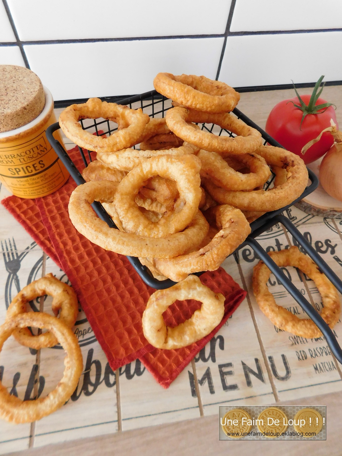 Oignons frits au paprika fumé (Onion rings) - Recette par Ma