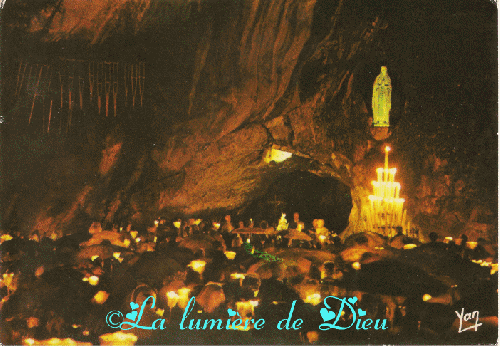 Lourdes : La grotte