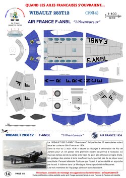 WIBAULT 283T12  F-ANBL "l'Aventureux"     au 1:100