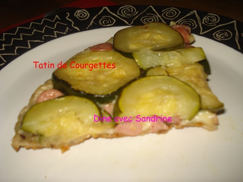 Une Tatin de Courgettes