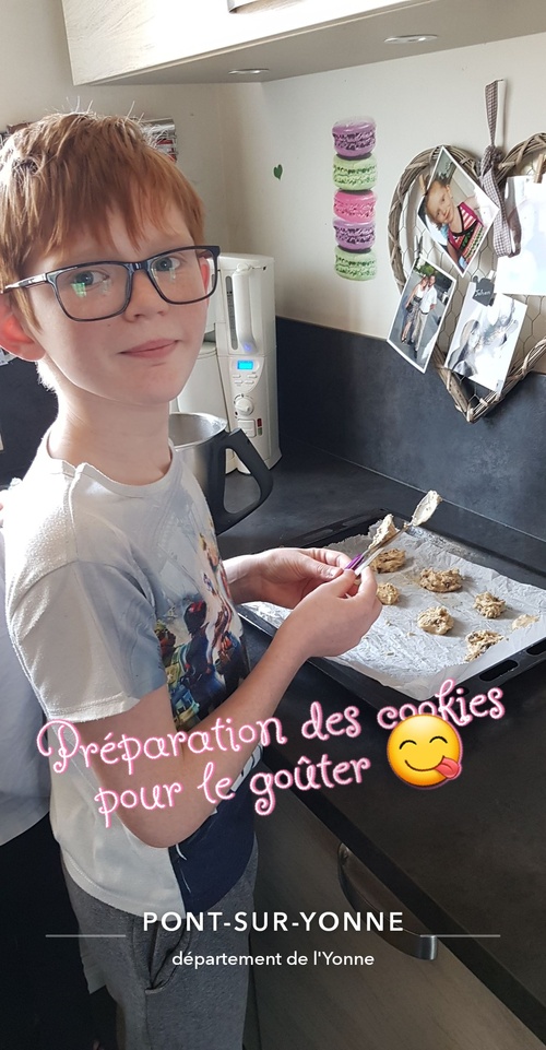 Ateliers cookies chez Evan