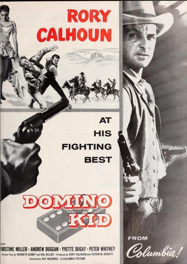 DOMINO KID BOX OFFICE USA 1957