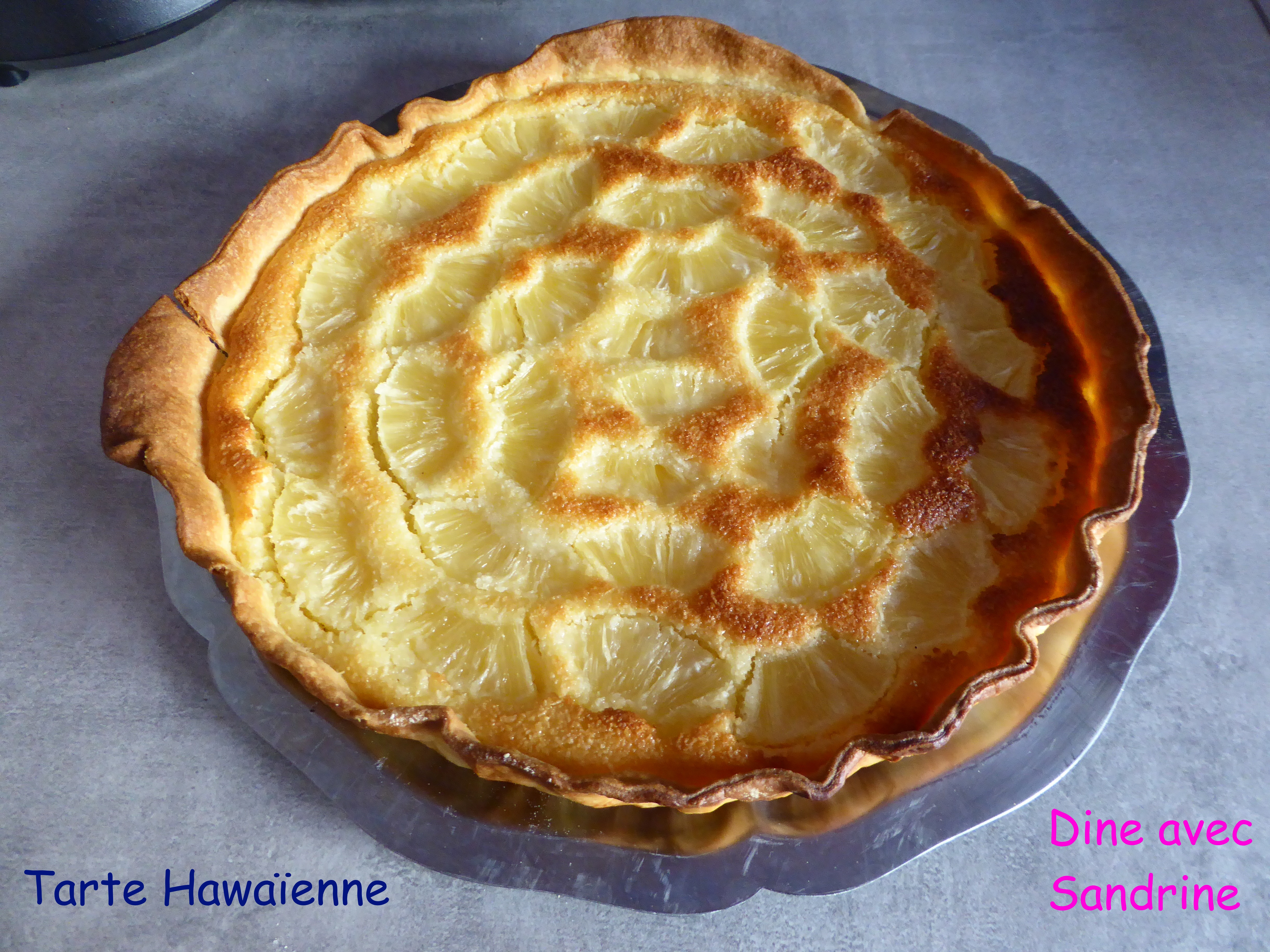 Tarte Hawaienne Ananas Noix De Coco Une Tarte Hawaïenne -