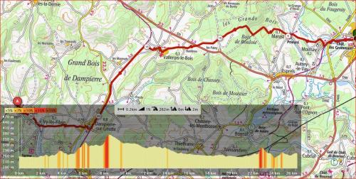 J 15 de Villersexel à Filain