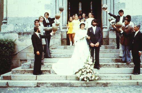 1973 le 13 juillet MARIAGE DE PATRICK et TANTE ROSELYNE