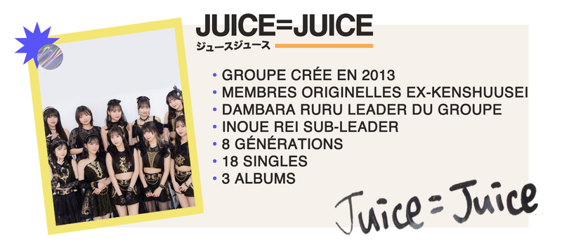 BIOGRAPHIE DES JUICE=JUICE