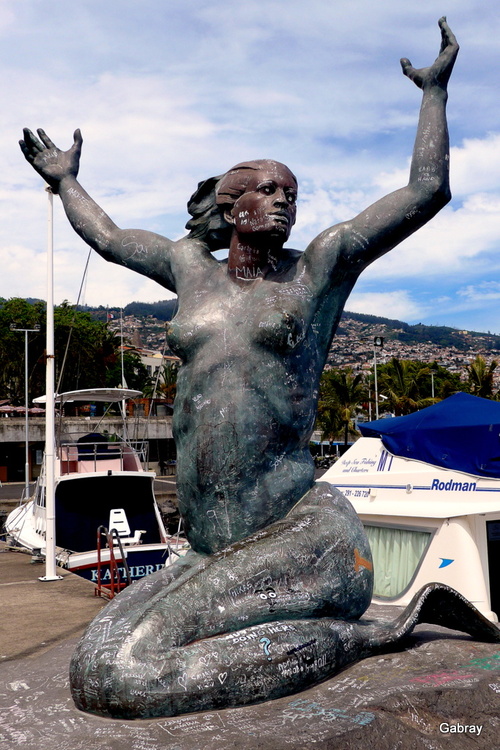 Madère : les statues de Funchal ... n 35