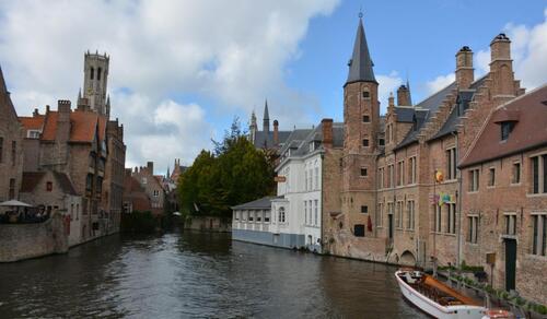 Le quai du Rosaire à Bruges