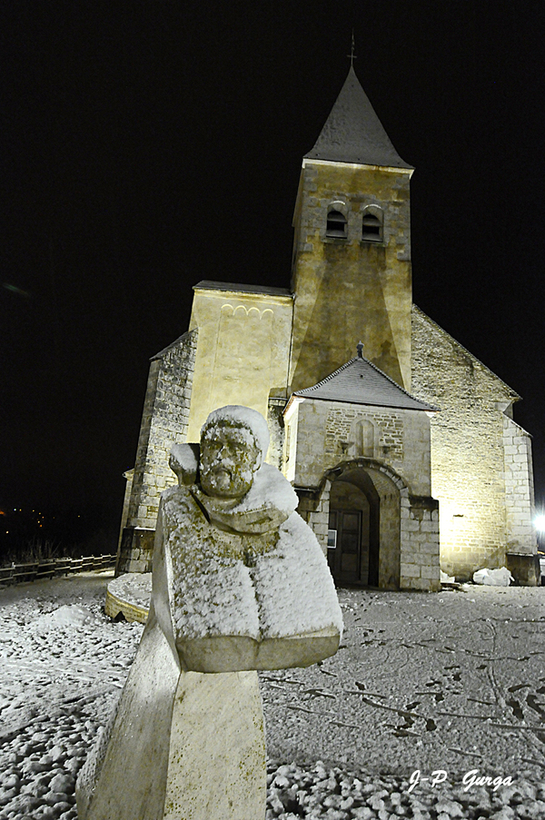 Jean-Pierre Gurga a pris de superbes photos de Châtillon sous la neige....