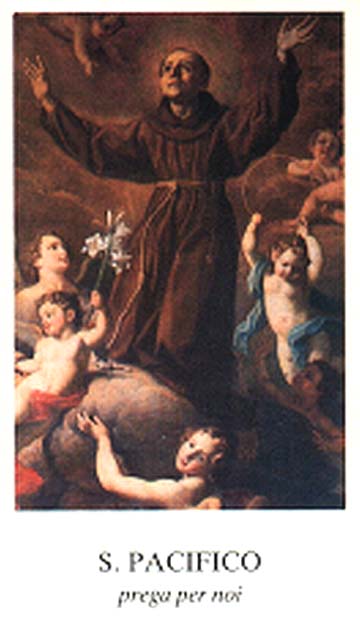 Saint Pacifique. Capucin à San Severino († 1720)