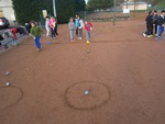 Troisième séance de boule lyonnaise