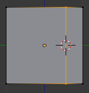 Le curseur 3D est sur la sélection