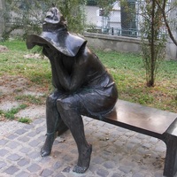 "Sous la chapeau" à Szeged - Statue d'origine (1992)